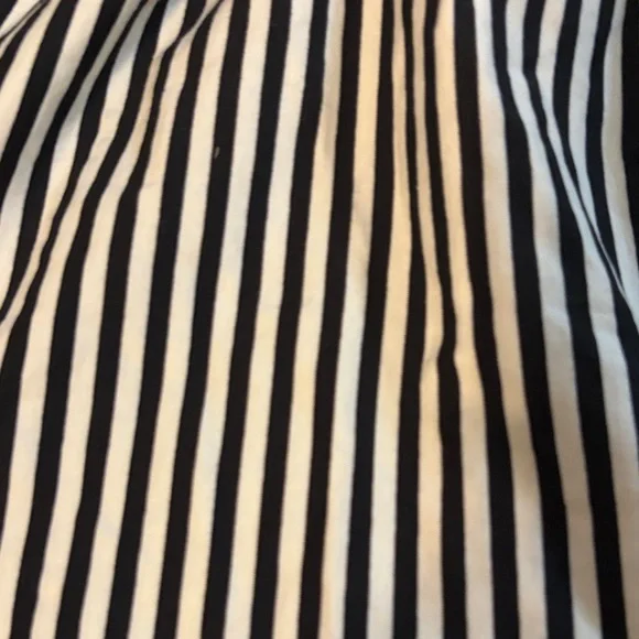 NWOT* Hanna Andersson Black and White Striped Kids Dress-with pockets! - Picture 6 of 6